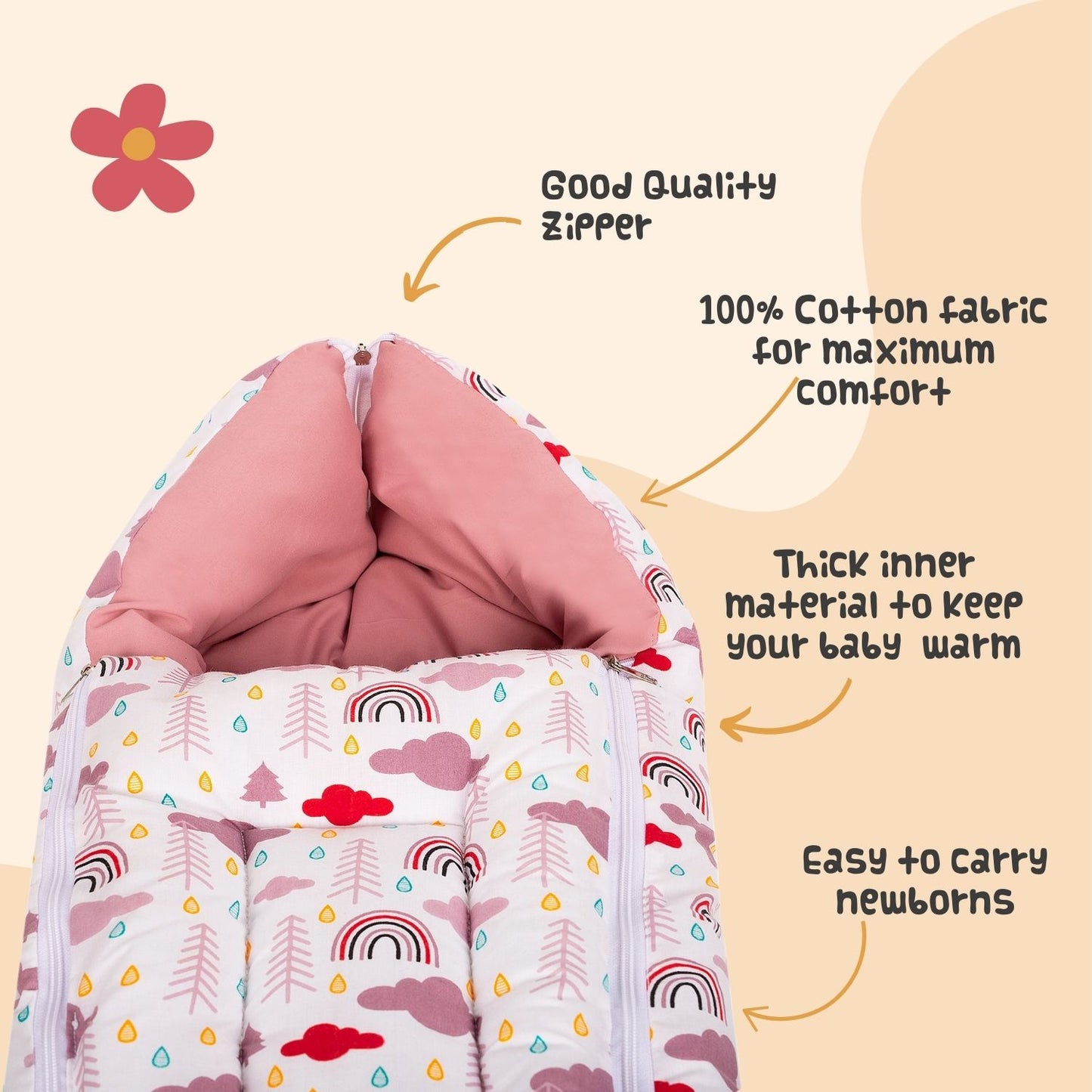 Sleeping Bag for New Borns (Dreamy Skies)
