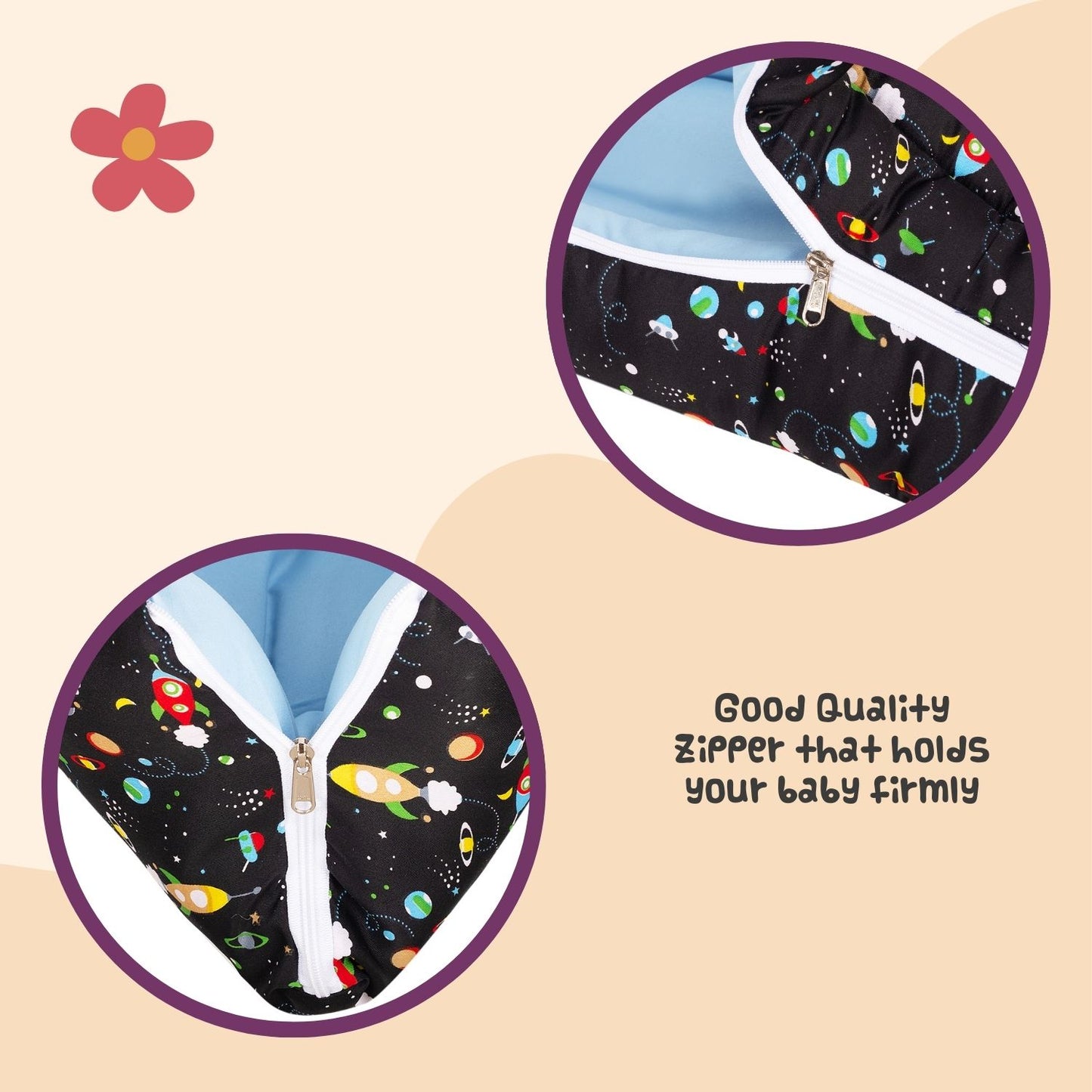 Sleeping Bag for New Borns (Space Snuggles)