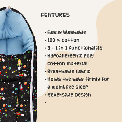 Sleeping Bag for New Borns (Space Snuggles)